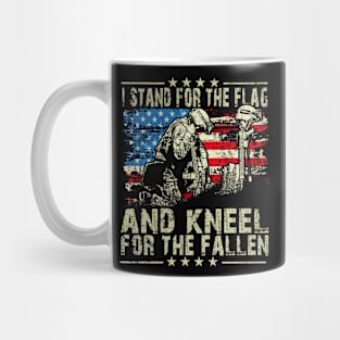 i Stand for the flag and Kneel for the fallen Mug